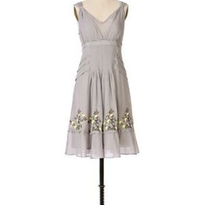 ANTHROPOLOGIE LITHE STAR GRASS DRESS